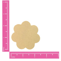 Honey light nude petal shaped nipple pasties for smooth everyday coverage