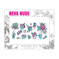 Hey BOO-tiful Halloween Pastel Large Temporary Tattoo Pack