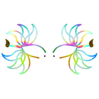 image showing Rainbow Petal Glow Holographic Face Sticker
