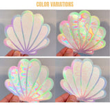 Share Bare Bare Opal Shimmer Holographic Queen Status Plus Size Mermaid Shell Nipple Cover Pasties