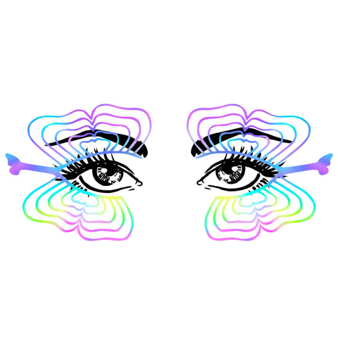 Lumi Butterfly Wings Holographic Face Sticker