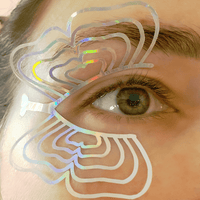 image showing Lumi Butterfly Wings Holographic Face Sticker