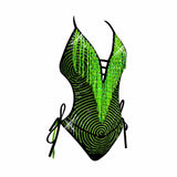 Neon Green UV Reactive Matrixx Reloaded Bodysuit
