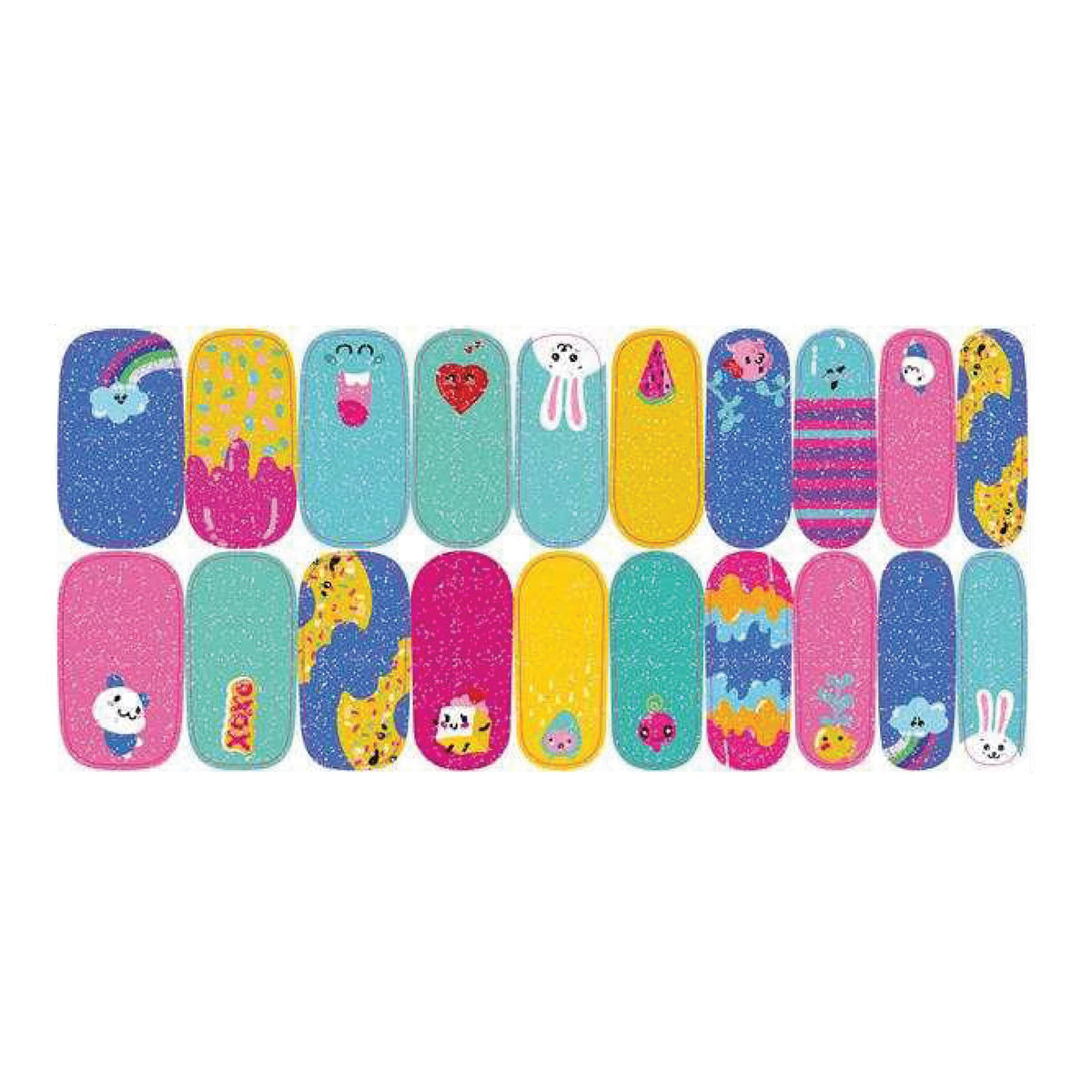 Jello Shotskies Glitter Stick On Nails