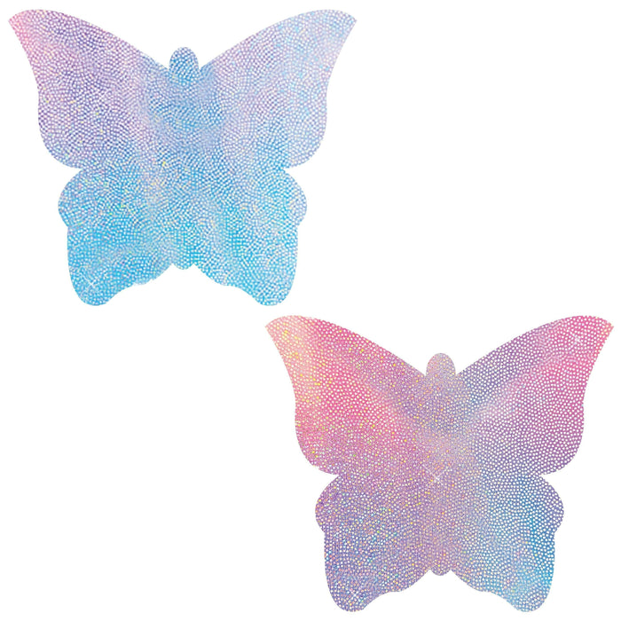 Tinkey's Revenge Queen Status Plus Size Pink Blue Butterfly Nipple Cover Pasties