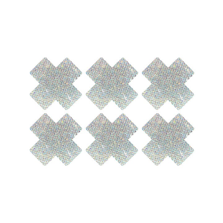 Razzle Dazzle Crystal Jewel Sparkle X Small Body Stickers 6PK