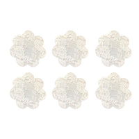 White Lace Back To BAEsics Petal Small Body Stickers 6PK