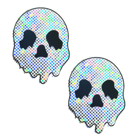 Booyah! Holographic Ghost Nipple Cover Pasties