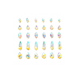 Fire Fly Small Face Gemmies Glow In the Dark Iridescent Single Crystals