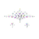 My Moon and Stars Iridescent Crystal Jewel Face Sticker