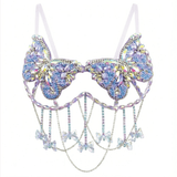 Fly By Butterfly Beaded Carnival Bra