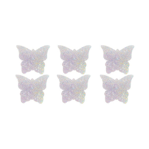 Razzle Dazzle Crystal Butterfly Jewel Sparkle Small Body Stickers 6PK