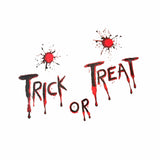 Bloody Trick Or Treat Large Temporary Tattoo Pack