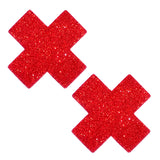 Ravish Me Red Glitter X Factor Nipple Cover Pasties
