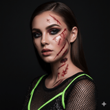 Bloody Hell Red Large Temporary Tattoo Pack