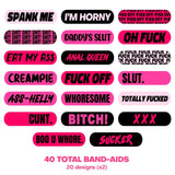 Naughty Naughty XXX Ouchie Stix Bandages 40pack