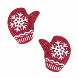 Freaking Awesome Cute Holiday Mittens Glitter Nipple Cover Pasties