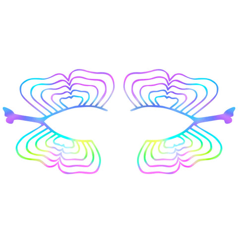 Lumi Butterfly Wings Holographic Face Sticker