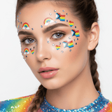 Loud and Proud Pride Glitter Body and Face Stickers
