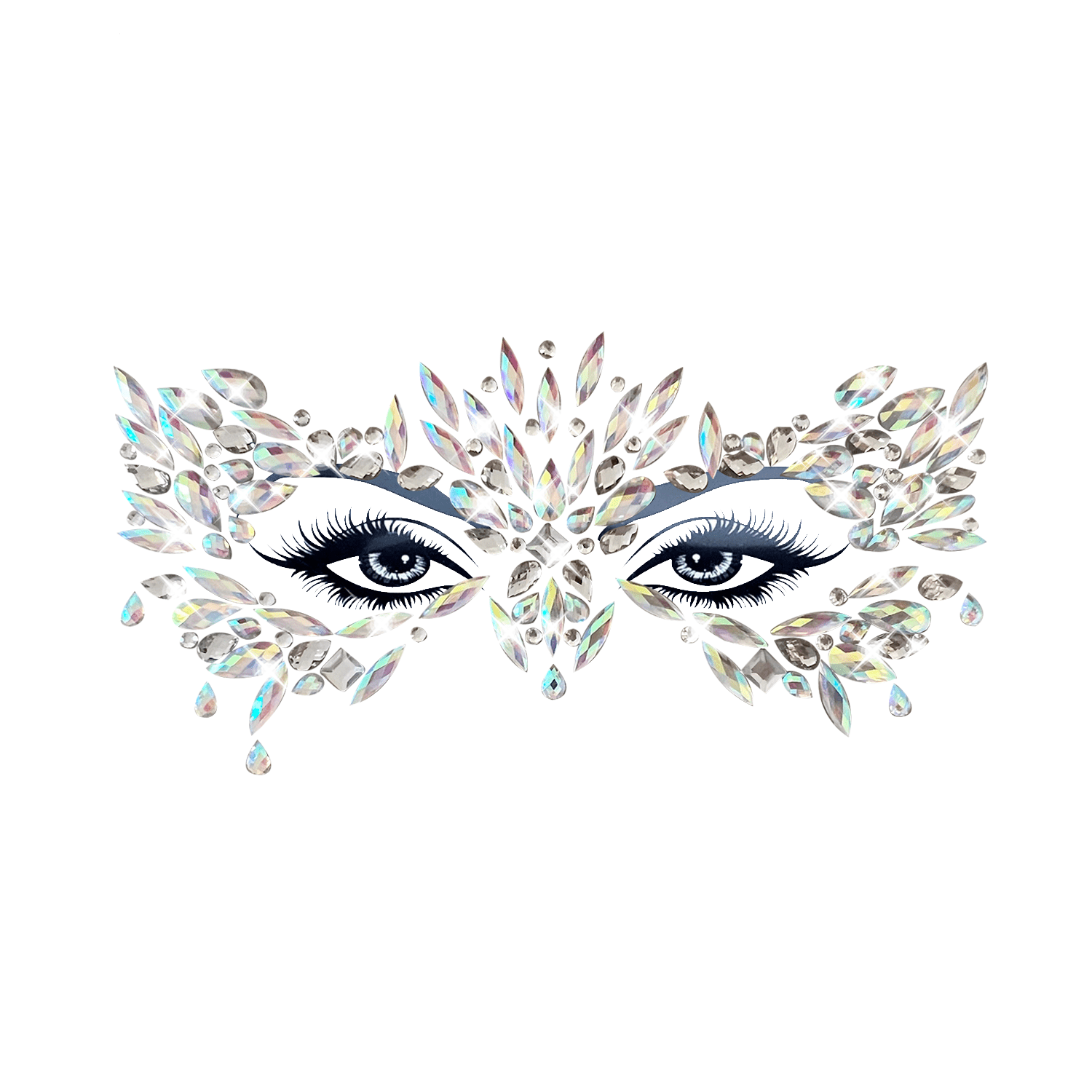 Crystal Goddess - Iridescent Face Jewel