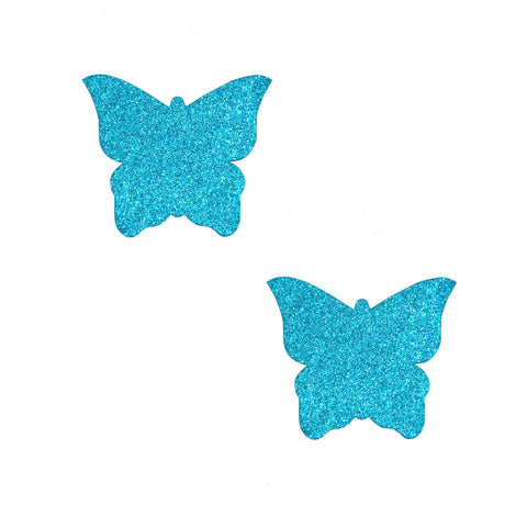 Bowie Blue Glitter Butterfly BodiStix 6PK, bodistix - NevaNude