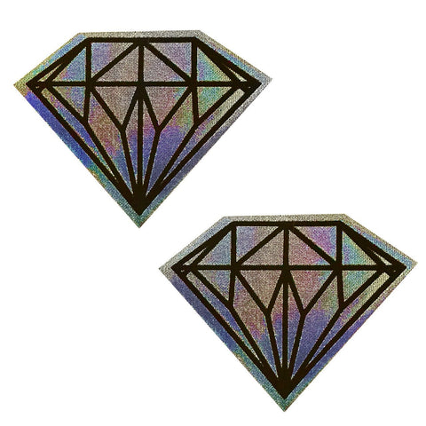 Diamonds are Forever Nitro Holographic Nipple Cover Pasties
