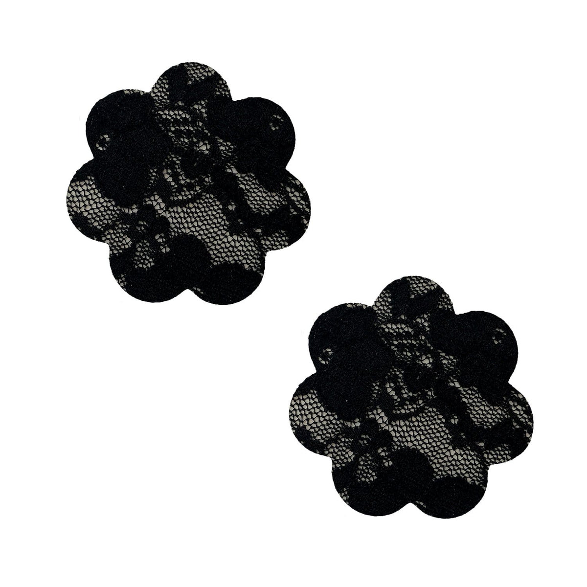 Petal Black Lace nipple Cover, Neva Nude