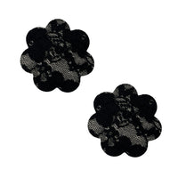 Petal Black Lace nipple Cover, Neva Nude