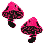 Super Sparkle Watermelly Blacklight Pink Toadstool Nipple Cover Pasties