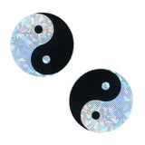 Ying Yang White Sentropy Holographic Nipple Cover Pasties Limited Edition