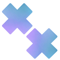 Chameleon Pastel Blue Color Changing X Factor Nipple Cover Pasties