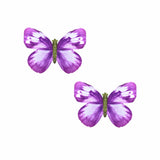 Perfect Purple Butterfly Hair Clip 2 Pack