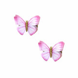 Pink Princess 2 Layer Butterfly Hair Clip 2 Pack