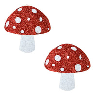 Almost Emoji Sparkly Shroom Nipztix Pasties, Nipple Pasties - NevaNude