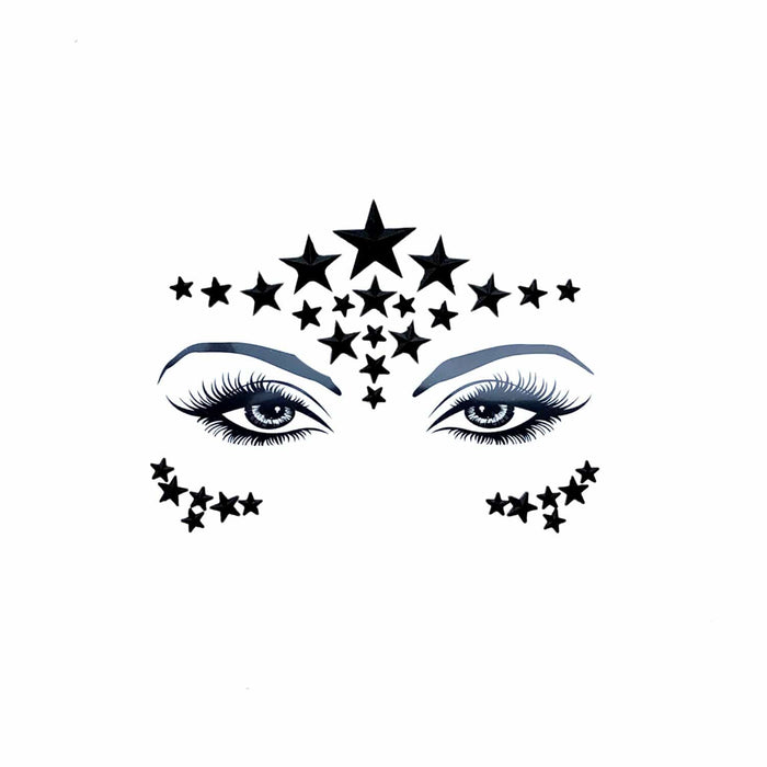 Black Star Face Jewel, Neva Nude
