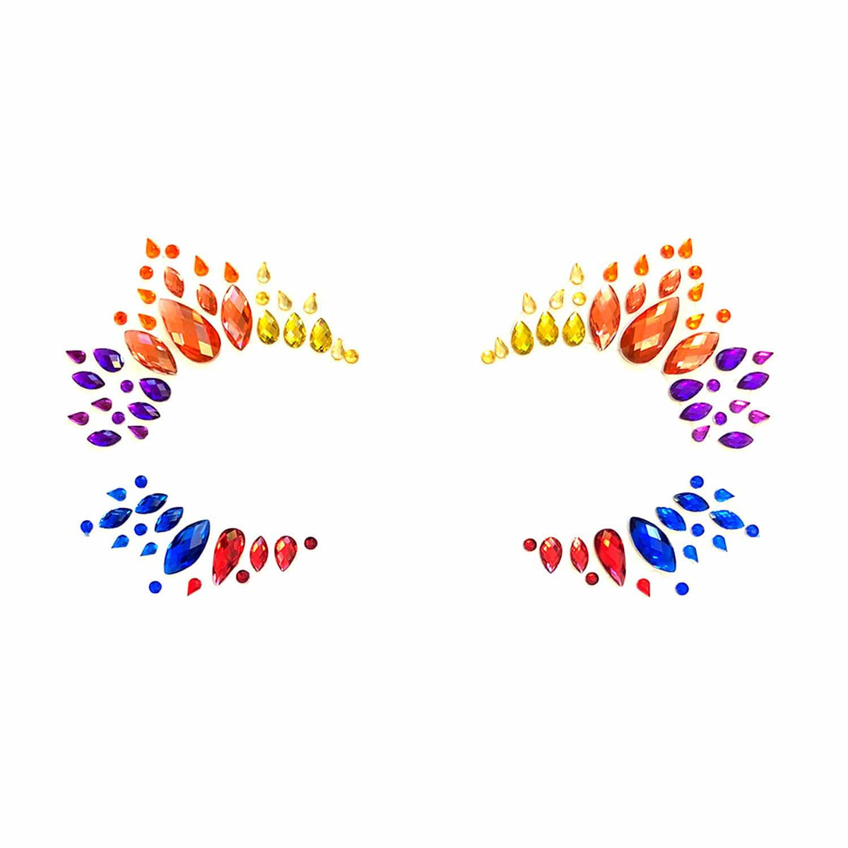 Pride jewel face sticker, Neva Nude