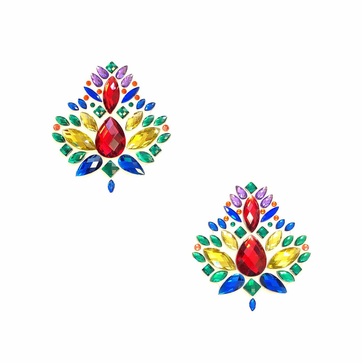 Pride crystal nipple pasties, Neva Nude