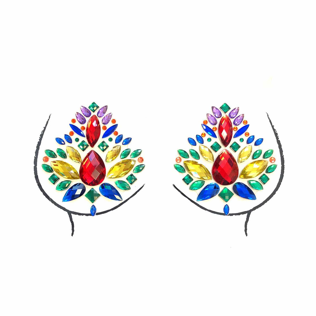 Pride jewel nipple cover,Neva Nude