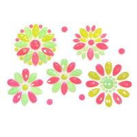 Neon Crystal Body Sticker, Neva Nude