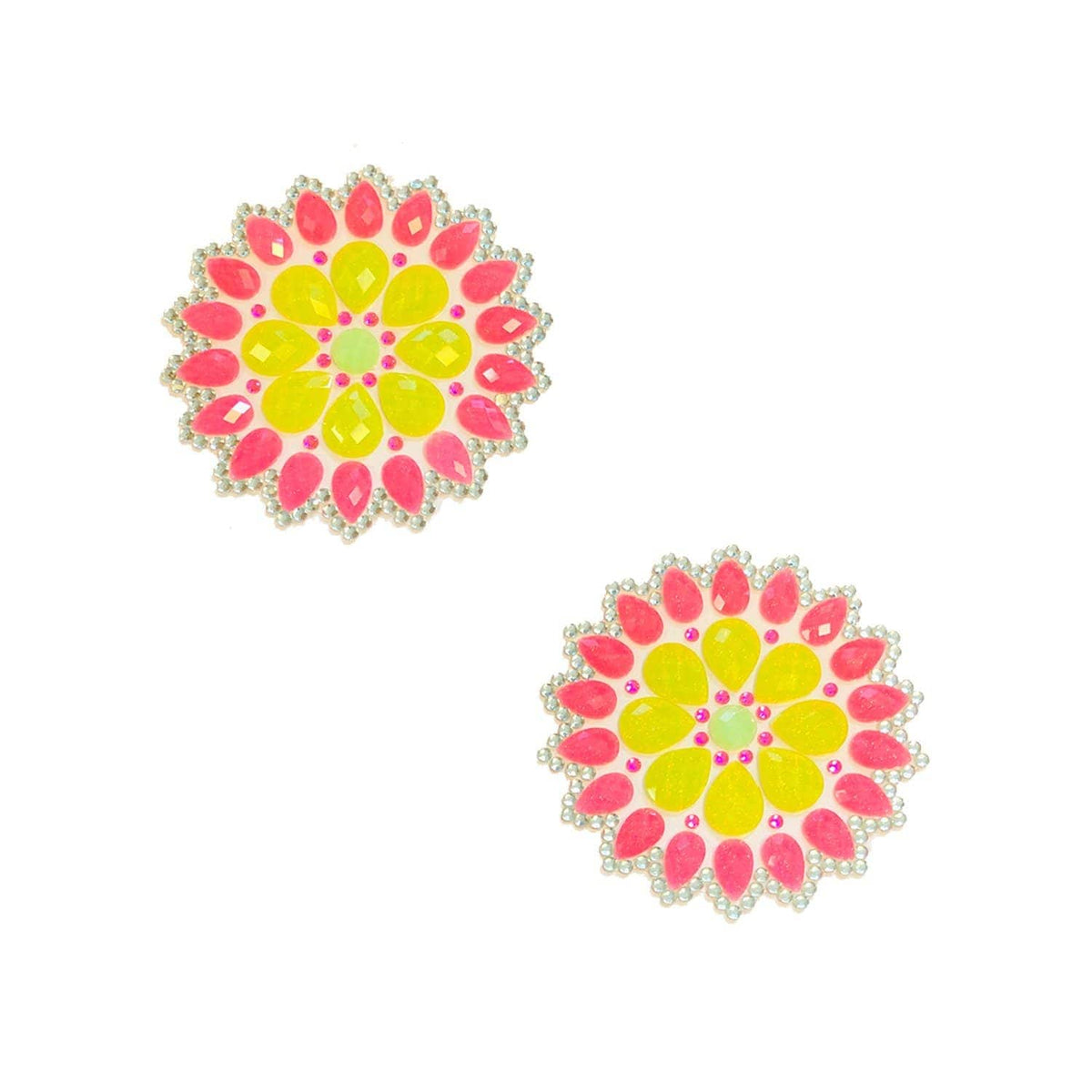 Jewel flower nipple covers, Neva Nude