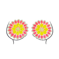 Neon daisy crystal nipple cover, Neva Nude