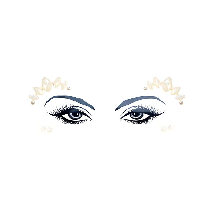 white face crystals, Neva Nude