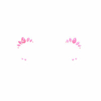 Pink face jewels, Neva Nude
