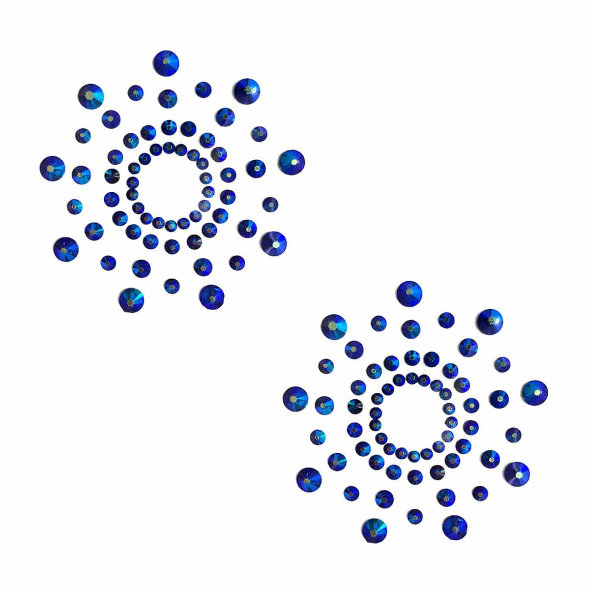 Crystals blue nipple pasties, Neva Nude