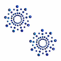 Crystals blue nipple pasties, Neva Nude