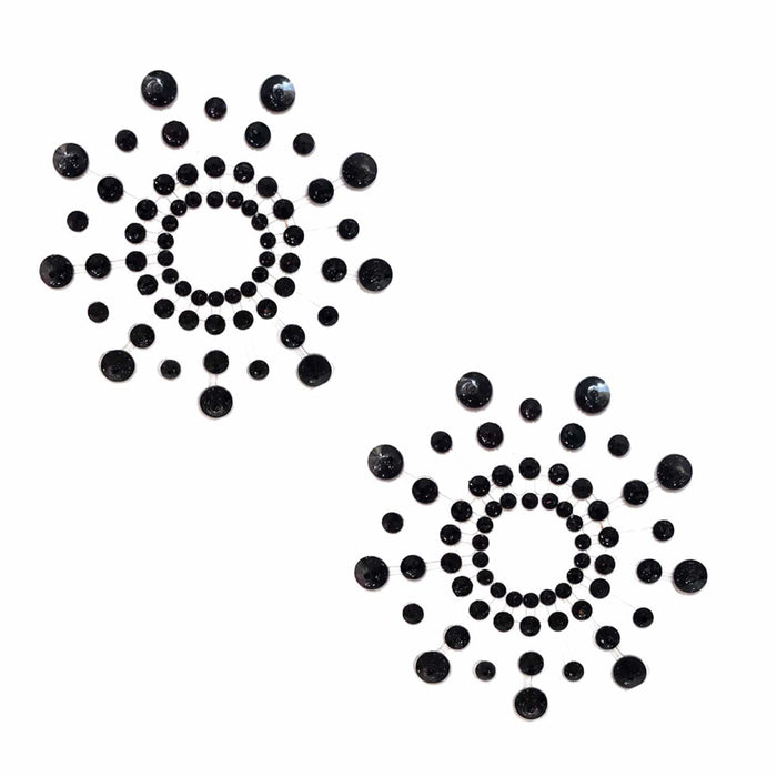 Black nipple pasties, Neva Nude