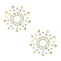 Iridescent crystal nipple pasties, Neva Nude