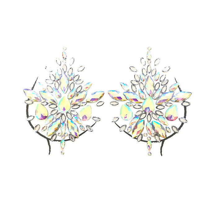 Frozen Crystal Jewel Nipztix Pasties, Crystal Pasties - NevaNude
