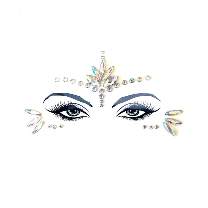 Jewel face sticker, Neva Nude