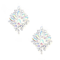 Icy glitter and snowflake sticker top bundle laid out to show color and finish